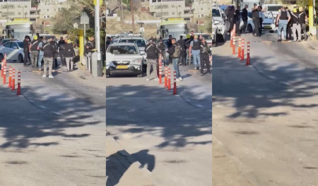 اصابة سيدة بحجة محاولتها تنفيذ عملية طعن بالقدس
